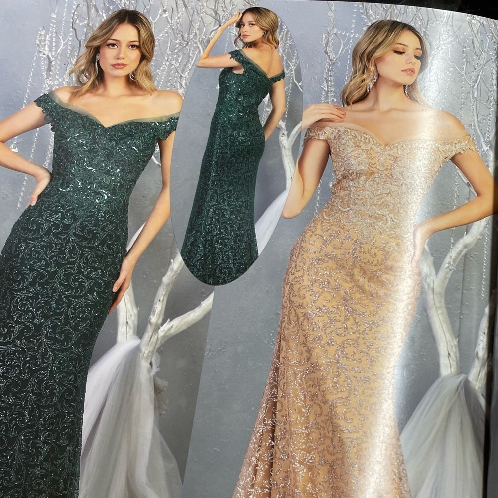 Champagne Gold formal dress